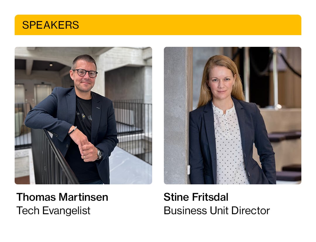 Speakers Thomas and Stine