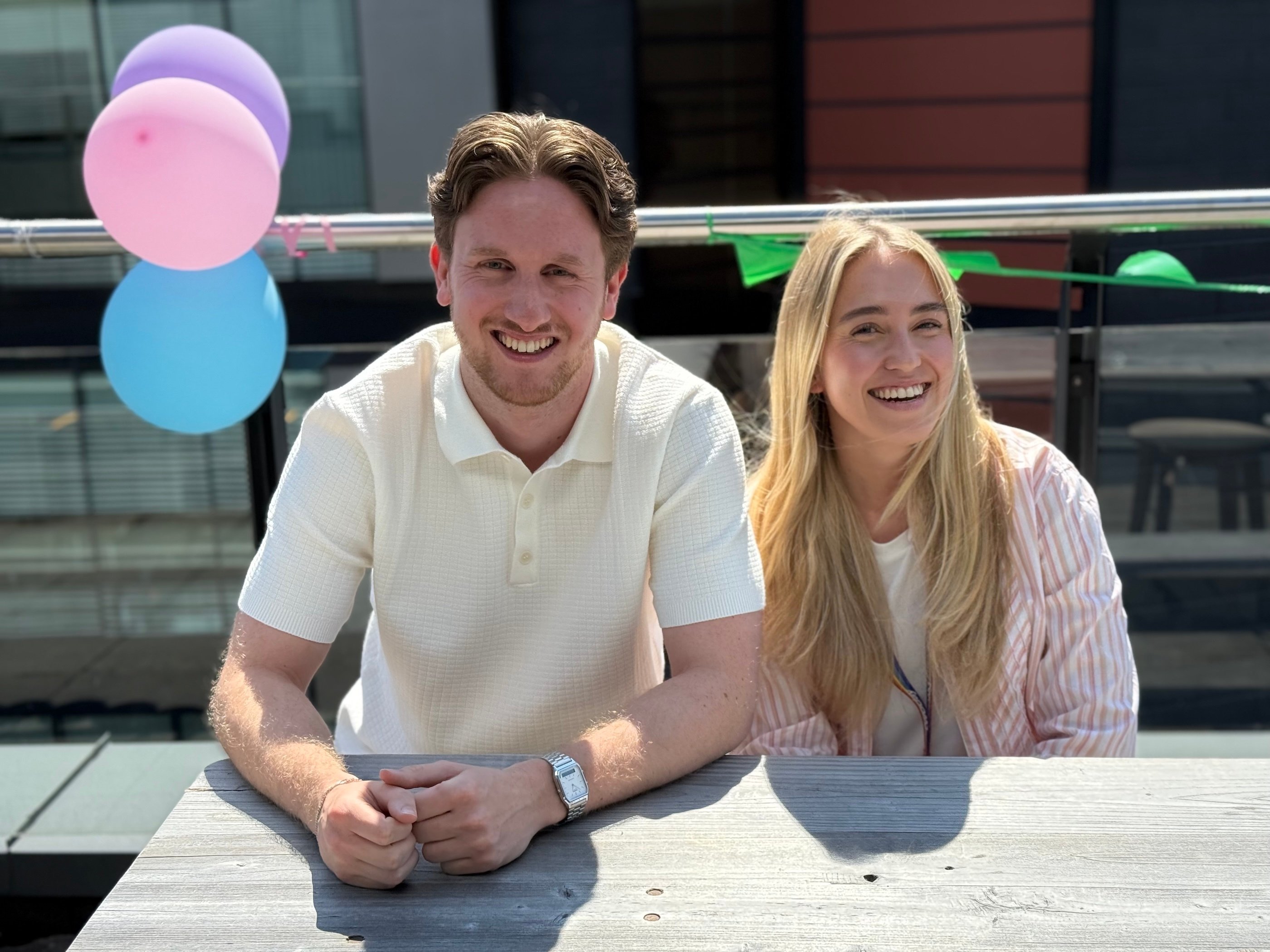 Sommerstudenter Mats og Maria