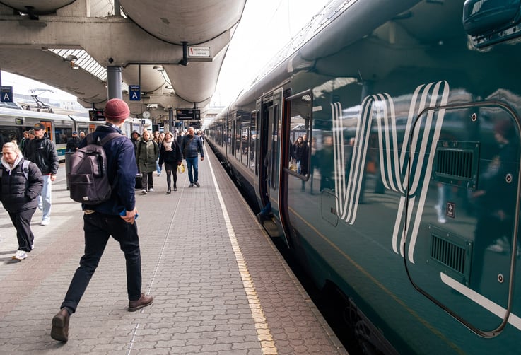 Vy Rushtrafikk på Oslo S
