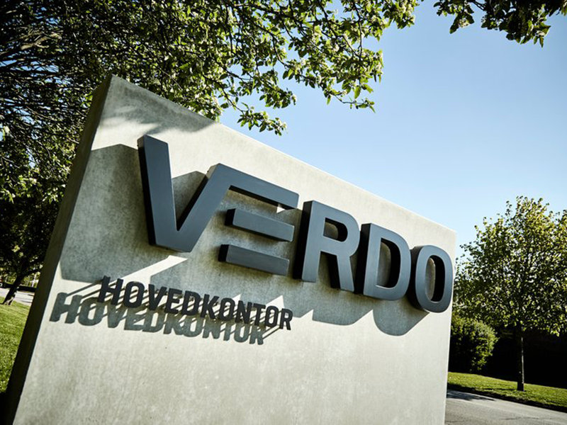 Verdo logo hovedkonter case global